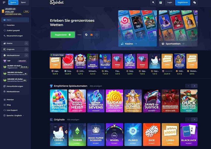 Rainbet Online casino review 2026